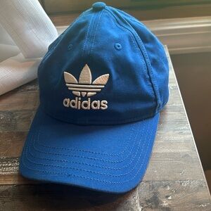 Adjustable blue Adidas ball cap